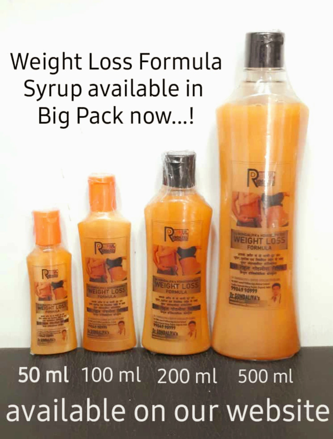 Dr GONDALIYA’s™ Homoeopathic Weight Loss Formula