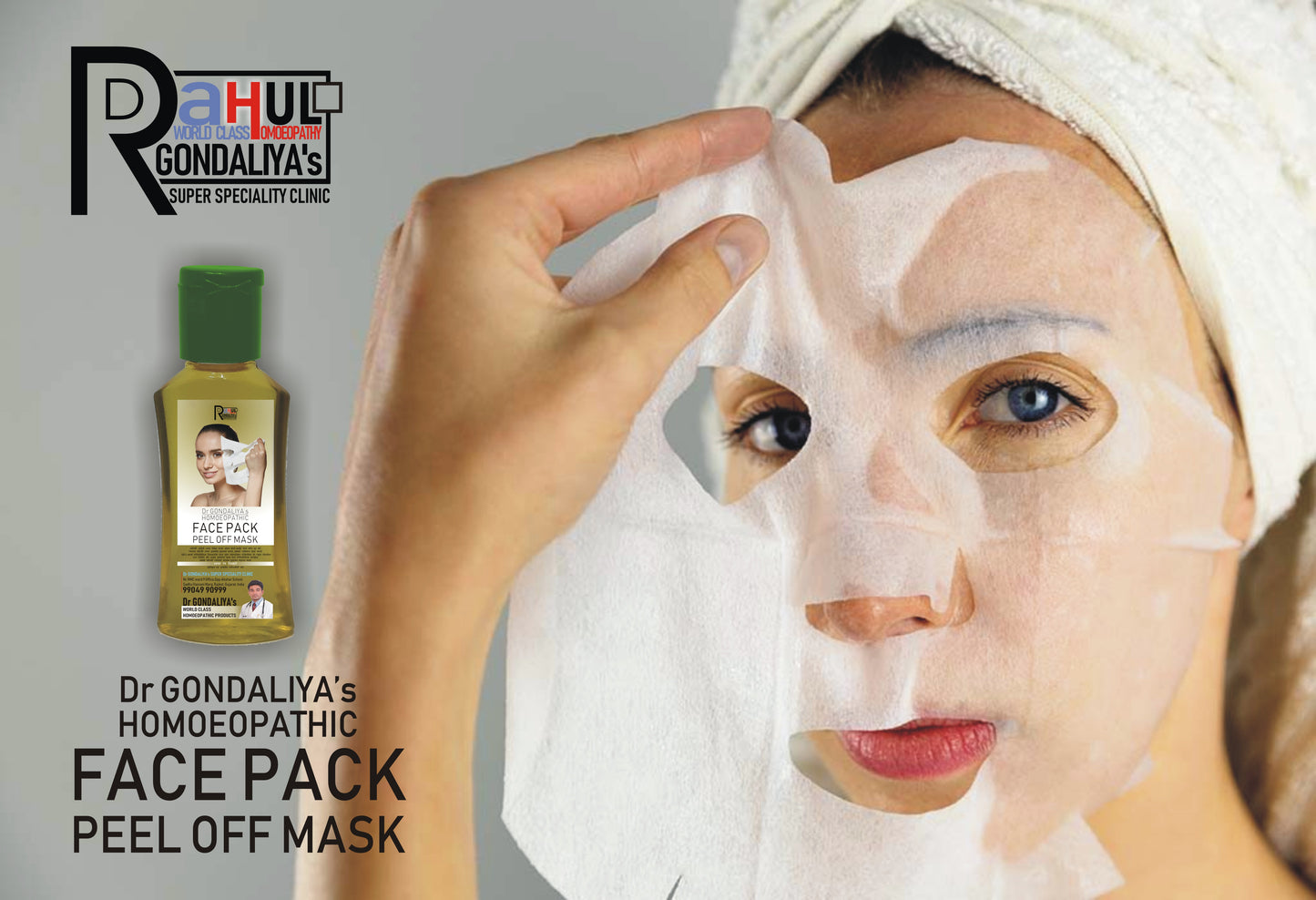 Dr GONDALIYA’s™ Homoeopathic Face Pack - Peel Off Mask