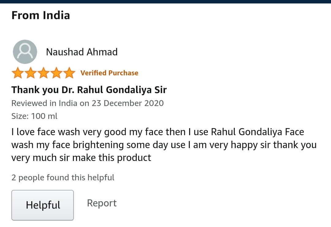 Dr GONDALIYA’s™ Homoeopathic Glowing Face Wash